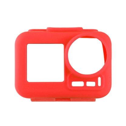 PULUZ Silicone Protective Case for DJI Osmo Action with Frame(Red) -  by PULUZ | Online Shopping South Africa | PMC Jewellery | Buy Now Pay Later Mobicred