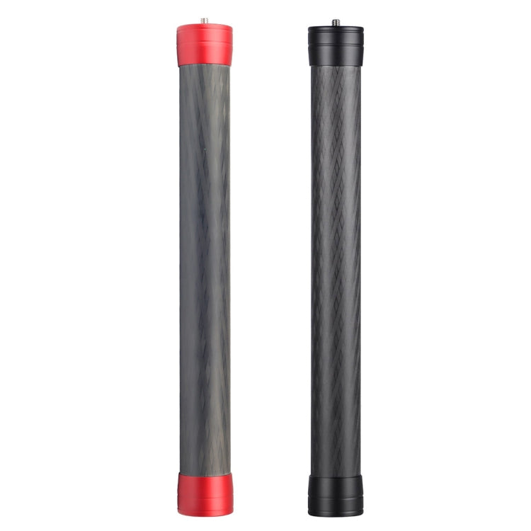PULUZ Carbon Fiber Extension Monopod Pole Rod Extendable Stick for DJI / MOZA / Feiyu V2 / Zhiyun G5 / SPG Gimbal, Length: 35cm(Red) - Others by PMC Jewellery | Online Shopping South Africa | PMC Jewellery | Buy Now Pay Later Mobicred