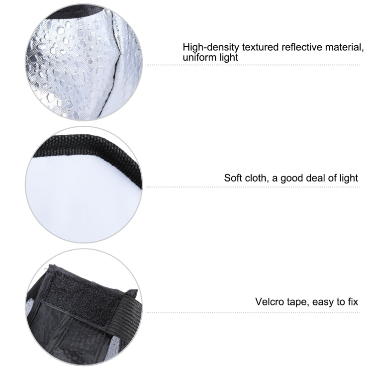 PULUZ 20cm Octangle Style Foldable Soft Flash Light Diffuser Softbox -  by PULUZ | Online Shopping South Africa | PMC TechLife | Buy Now Pay Later Mobicred