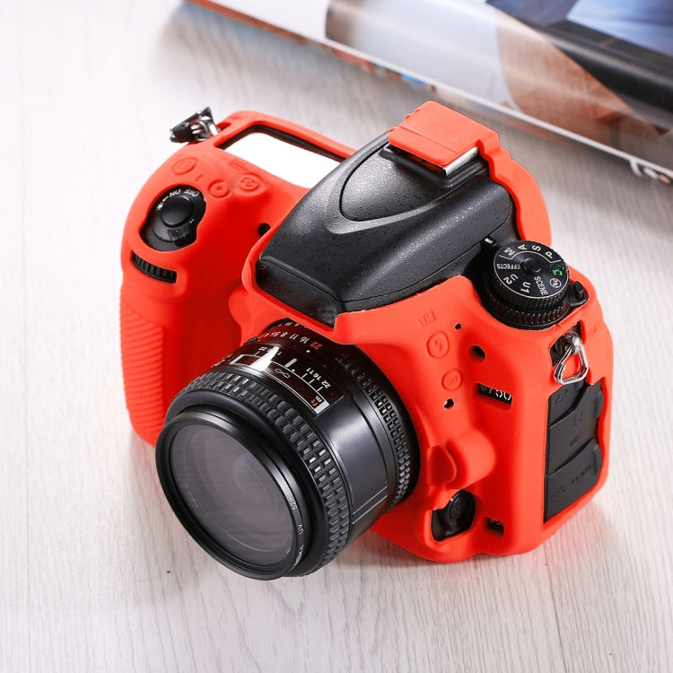 PULUZ Soft Silicone Protective Case for Nikon D750(Red) - Protective Case by PULUZ | Online Shopping South Africa | PMC Jewellery | Buy Now Pay Later Mobicred