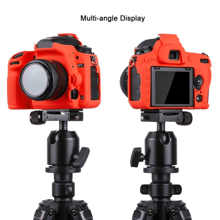 PULUZ Soft Silicone Protective Case for Nikon D750(Red) - free shipping - PMC TechLife - Order now!
