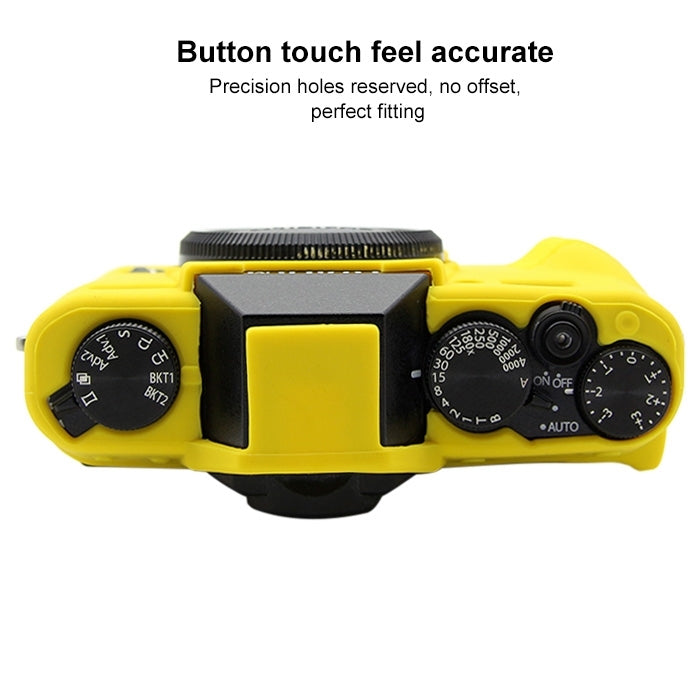 PULUZ Soft Silicone Protective Case for FUJIFILM X-T20(Yellow) - Protective Case by PULUZ | Online Shopping South Africa | PMC TechLife | Buy Now Pay Later Mobicred