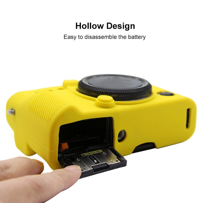 PULUZ Soft Silicone Protective Case for FUJIFILM X-T20(Yellow) - Protective Case by PULUZ | Online Shopping South Africa | PMC TechLife | Buy Now Pay Later Mobicred