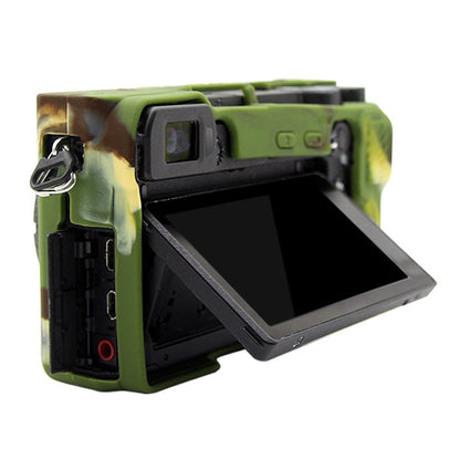 PULUZ Soft Silicone Protective Case for Sony ILCE-6500(Camouflage) - Protective Case by PULUZ | Online Shopping South Africa | PMC Jewellery | Buy Now Pay Later Mobicred