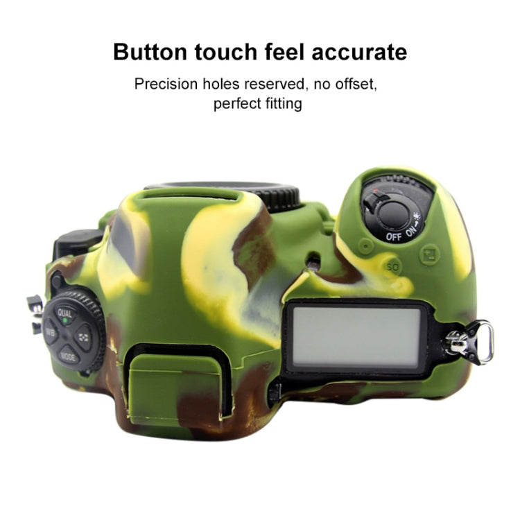 PULUZ Soft Silicone Protective Case for Nikon D850(Camouflage) - free shipping - PMC TechLife - Order now!
