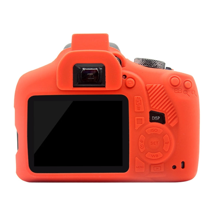 PULUZ Soft Silicone Protective Case for Canon EOS 1300D / 1500D(Red) - Protective Case by PULUZ | Online Shopping South Africa | PMC TechLife | Buy Now Pay Later Mobicred