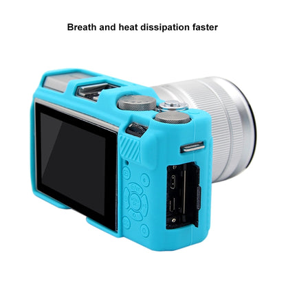 PULUZ Soft Silicone Protective Case for FUJIFILM X-A3 / X-A10(Blue) - Protective Case by PULUZ | Online Shopping South Africa | PMC Jewellery | Buy Now Pay Later Mobicred