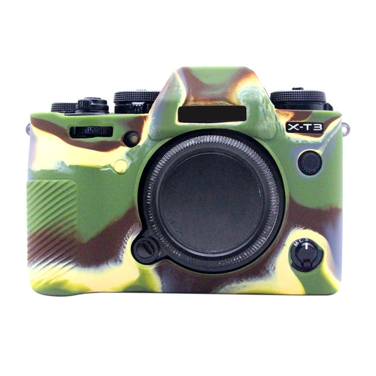 PULUZ Soft Silicone Protective Case for FUJIFILM XT3(Camouflage) - Protective Case by PULUZ | Online Shopping South Africa | PMC Jewellery | Buy Now Pay Later Mobicred