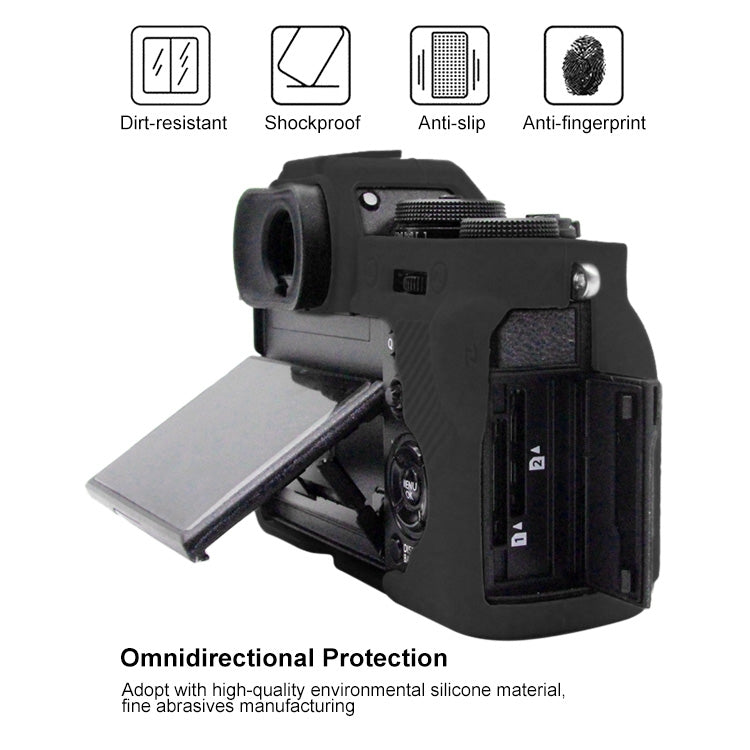 PULUZ Soft Silicone Protective Case for FUJIFILM XT3(Black) - Protective Case by PULUZ | Online Shopping South Africa | PMC TechLife | Buy Now Pay Later Mobicred