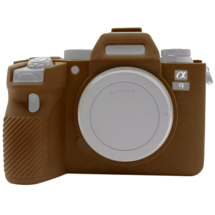 PULUZ Soft Silicone Protective Case for Sony ILCE-9M2/ Alpha 9 II / A92(Coffee) - free shipping - PMC TechLife - Order now!