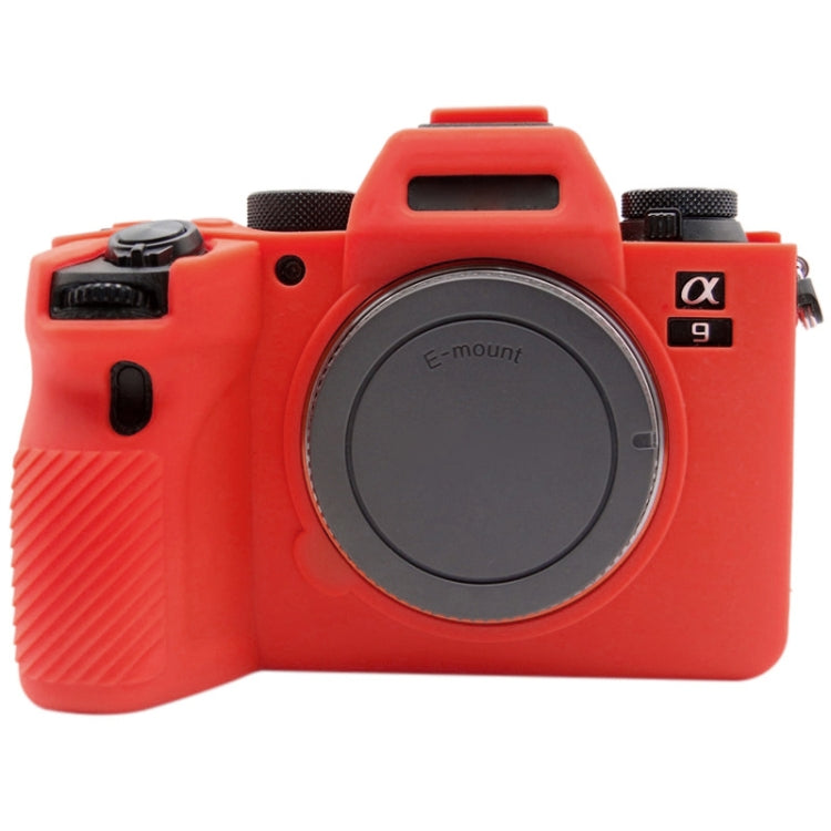 PULUZ Soft Silicone Protective Case for Sony ILCE-9M2/ Alpha 9 II / A92(Red) - free shipping - PMC TechLife - Order now!