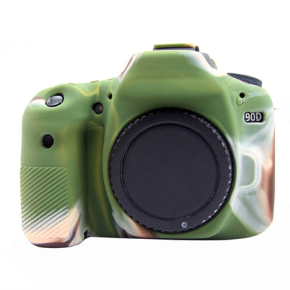 PULUZ Soft Silicone Protective Case for Canon EOS 90D (Camouflage) - Protective Case by PULUZ | Online Shopping South Africa | PMC Jewellery | Buy Now Pay Later Mobicred