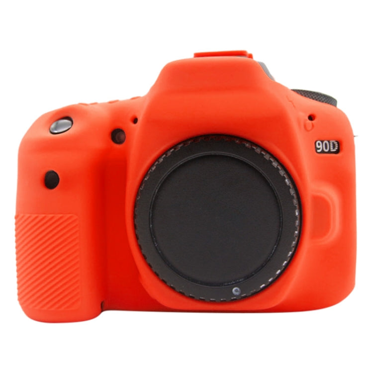 PULUZ Soft Silicone Protective Case for Canon EOS 90D(Red) - Protective Case by PULUZ | Online Shopping South Africa | PMC Jewellery | Buy Now Pay Later Mobicred