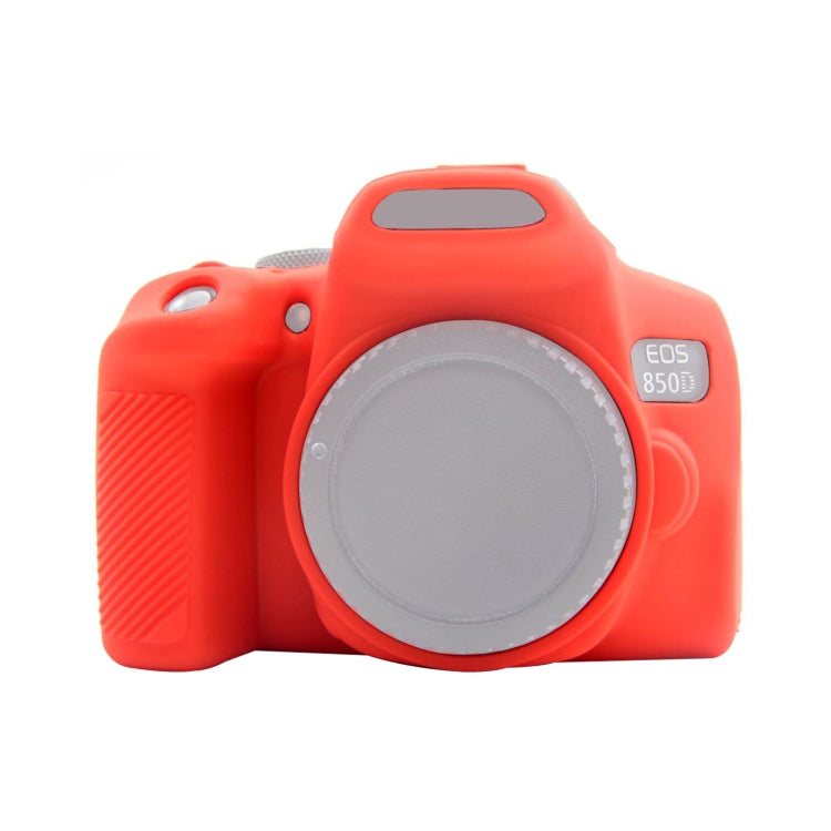 PULUZ Soft Silicone Protective Case for Canon EOS 850D(Red) - free shipping - PMC TechLife - Order now!