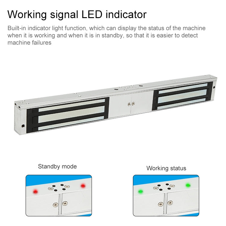 YH-280D Double Door Magnetic Lock (280kg) - free shipping - PMC TechLife - Order now!
