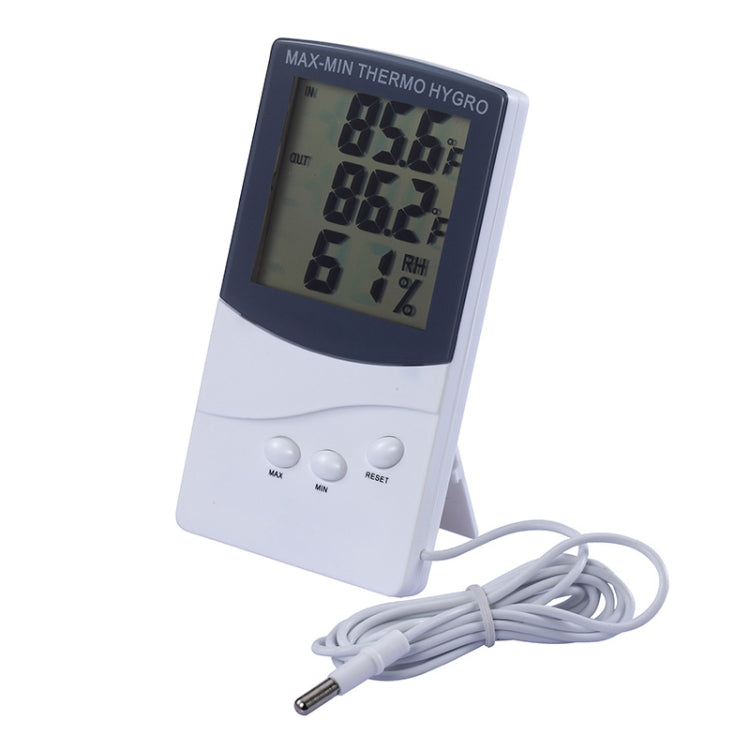 Indoor Thermometer with Hygrometer(White) - Indoor Thermometer by PMC TechLife | Online Shopping South Africa | PMC TechLife | Buy Now Pay Later Mobicred