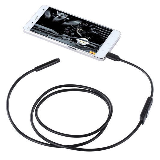 Waterproof Micro USB Endoscope Snake Tube Inspection Camera with 6 LED for OTG Android Phone, Length: 1m, Lens Diameter: 7mm -  by PMC Jewellery | Online Shopping South Africa | PMC Jewellery | Buy Now Pay Later Mobicred