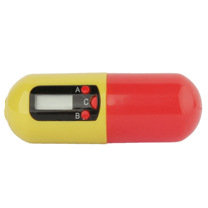 Portable Timer Pill Medicine Reminder Drug Box Keychain(Red) - Pill Boxes by PMC Jewellery | Online Shopping South Africa | PMC Jewellery