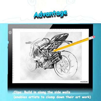 Huion L4S USB Portable 17.7 inch Ultra Slim Adjustable Brightness Art Craft Tattoo Tracing Light Box Pad Board -  by HUION | Online Shopping South Africa | PMC Jewellery | Buy Now Pay Later Mobicred