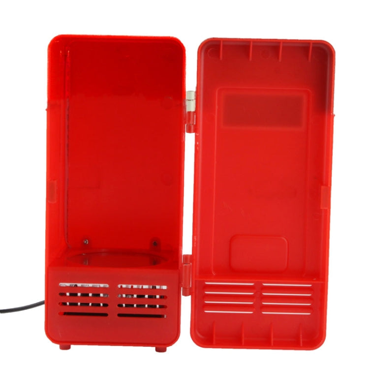 Mini USB PC Fridge Beverage / Drink Cans Cooling / Heating(Red) - Refrigerators by PMC TechLife | Online Shopping South Africa | PMC TechLife