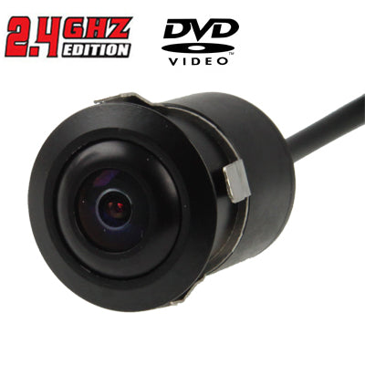 2.4G DVD Wireless Car Rearview Reversing Parking Backup Color Camera, Wide viewing angle: 120 Degrees(WX1637BS)(Black) - Rear View Cameras by PMC Jewellery | Online Shopping South Africa | PMC Jewellery | Buy Now Pay Later Mobicred