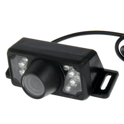 7 LED IR Infrared Waterproof Night Vision Wireless Short Lens DVD Rear View With Scaleplate , Support Installed in Car DVD Navigator , Wide Viewing Angle: 140 degree (WX002)(Black) - Rear View Cameras by PMC Jewellery | Online Shopping South Africa | PMC Jewellery | Buy Now Pay Later Mobicred