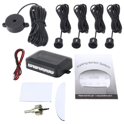 Auto Electromagnetic Back-Up Parking 4 x Sensors, Detecting Distance: 0.3-3m(Black) - Radar Detectors by PMC Jewellery | Online Shopping South Africa | PMC Jewellery | Buy Now Pay Later Mobicred