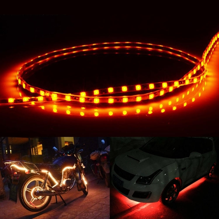 5 PCS Flow Style 45 LED 3528 SMD Waterproof Flexible Car Strip Light for Car Decoration, DC 12V, Length: 45cm - Decorative Lights by PMC Jewellery | Online Shopping South Africa | PMC Jewellery | Buy Now Pay Later Mobicred