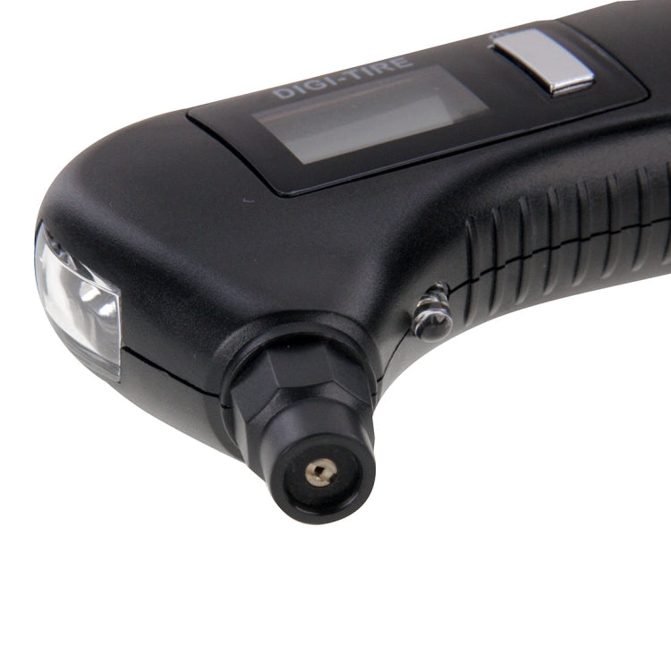 LCD Display Screen Digital Tire Gauge with LED Flashlight, Pressure Range: 2-150PSI - Tire Pressure Gauges by PMC TechLife | Online Shopping South Africa | PMC TechLife | Buy Now Pay Later Mobicred