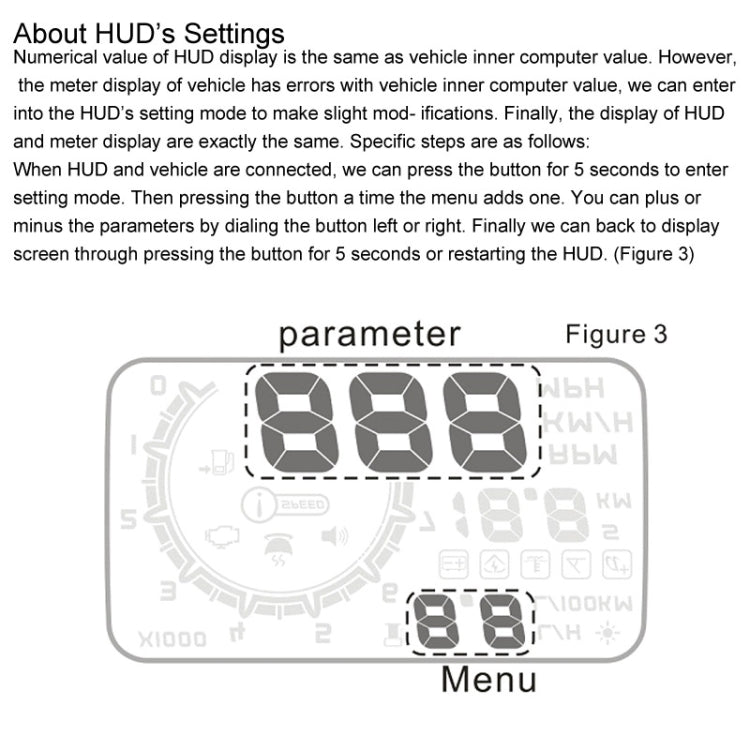 W02 5.5 inch Car OBDII HUD Fuel Consumption Warning System Vehicle-mounted Head Up Display Projector with LED - Head Up Display System by PMC Jewellery | Online Shopping South Africa | PMC Jewellery | Buy Now Pay Later Mobicred