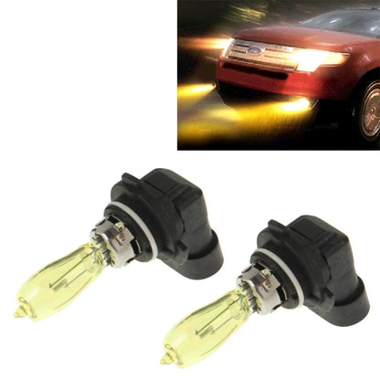 2 X 9006 HOD Halogen Bulbs 12V 100W 2400 LM 3500K Yellow Light Headlights - Halogen Lights by PMC Jewellery | Online Shopping South Africa | PMC Jewellery