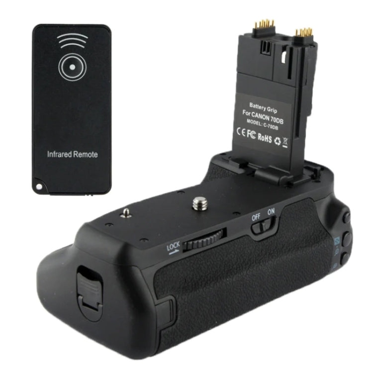 Professional Creates Beautiful Moment Vertical Battery Grip with Infrared Remote for Canon C70DB - free shipping - PMC TechLife - Order now!