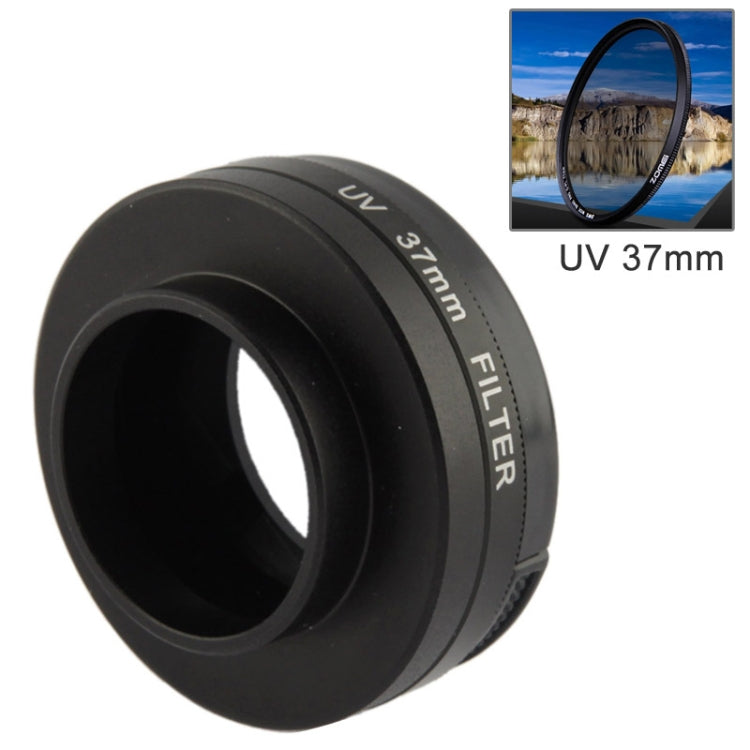 37mm UV Filter Lens with Cap for GoPro HERO4 /3+ /3 - Lens Filter by PMC Jewellery | Online Shopping South Africa | PMC Jewellery | Buy Now Pay Later Mobicred