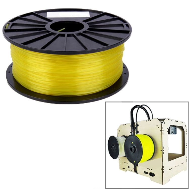 PLA 1.75 mm Transparent 3D Printer Filaments(Yellow) - Consumables by PMC TechLife | Online Shopping South Africa | PMC TechLife | Buy Now Pay Later Mobicred