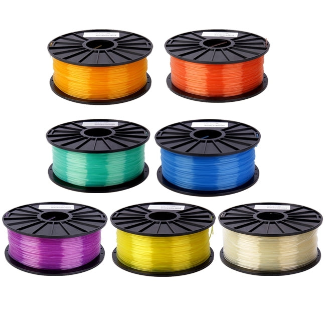 PLA 3.0 mm Transparent 3D Printer Filaments, about 115m(Blue) - Consumables by PMC TechLife | Online Shopping South Africa | PMC TechLife | Buy Now Pay Later Mobicred