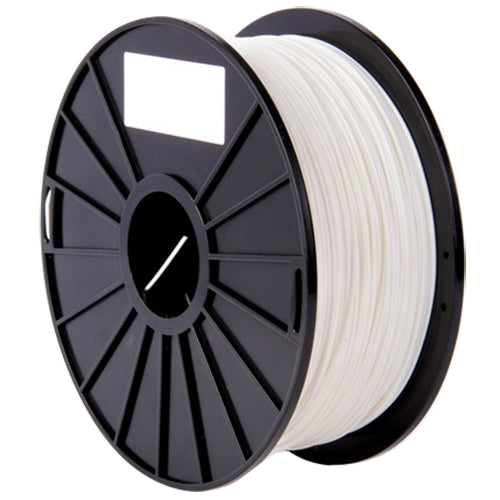 ABS 1.75 mm Color Series 3D Printer Filaments, about 395m(White) - free shipping - PMC TechLife - Order now!