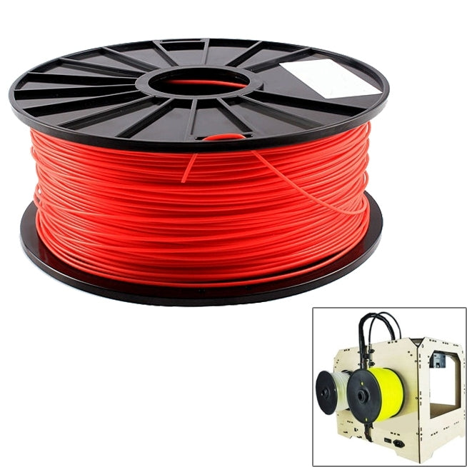 PLA 1.75 mm Fluorescent 3D Printer Filaments, about 345m(Red) - Consumables by PMC TechLife | Online Shopping South Africa | PMC TechLife | Buy Now Pay Later Mobicred