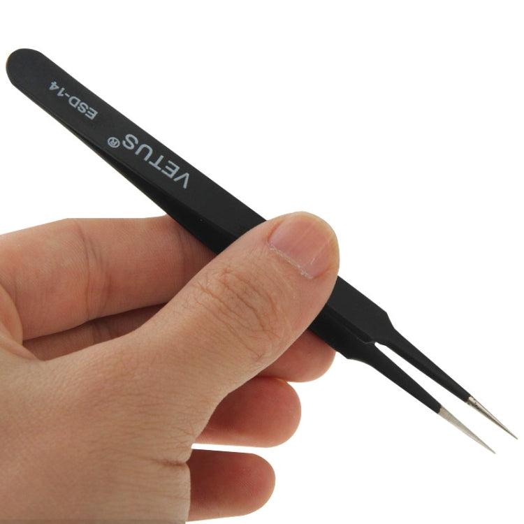 ESD-14 Anti-Static Tweezers - Tweezers by VETUS | Online Shopping South Africa | PMC Jewellery | Buy Now Pay Later Mobicred