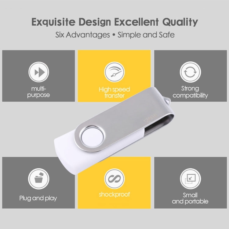 128GB Twister USB 2.0 Flash Disk - USB Flash Drives by PMC Jewellery | Online Shopping South Africa | PMC Jewellery | Buy Now Pay Later Mobicred