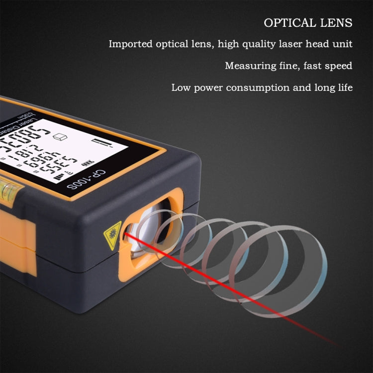 CP-100S Digital Handheld Laser Distance Meter, Max Measuring Distance: 100m - Laser Rangefinder by PMC TechLife | Online Shopping South Africa | PMC TechLife | Buy Now Pay Later Mobicred
