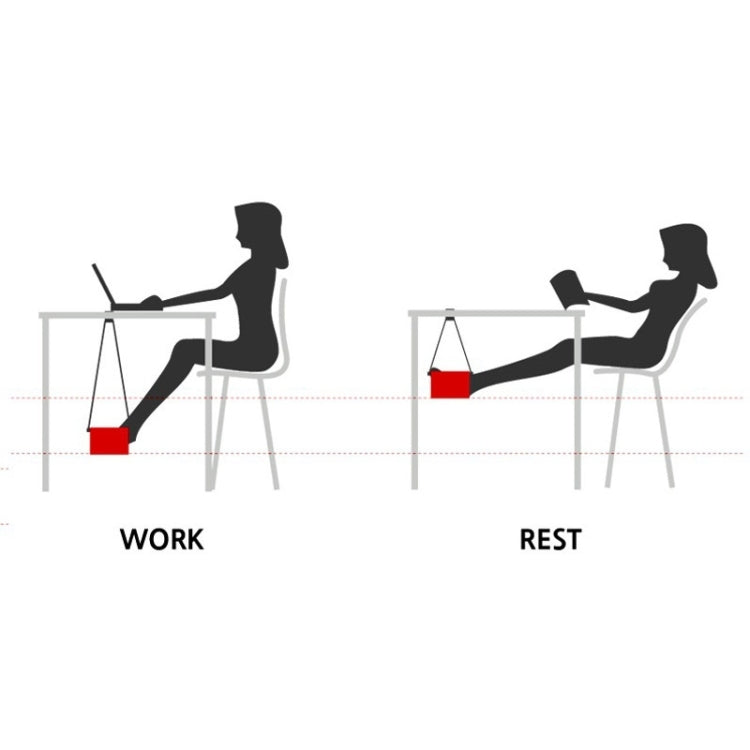 Outdoor Leisure / Office Relax Foot Hammock(Orange) - Hammocks by PMc TechLife | Online Shopping South Africa | PMc TechLife | Buy Now Pay Later Mobicred