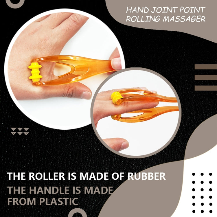 Y Type Convenient Finger Palm Massor Tool(Orange) - free shipping - PMC TechLife - Order now!
