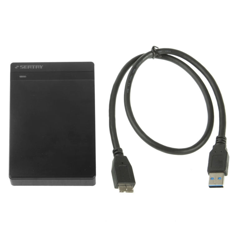 2.5 inch SATA HDD / SSD External Enclosure, Tool Free, USB 3.0 Interface(Black) - HDD Enclosure by PMC Jewellery | Online Shopping South Africa | PMC Jewellery | Buy Now Pay Later Mobicred