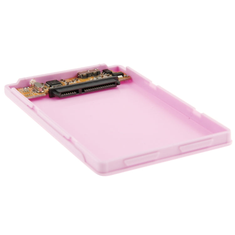 High Speed 2.5 inch HDD SATA & IDE External Case, Support USB 3.0(Pink) - HDD Enclosure by PMC Jewellery | Online Shopping South Africa | PMC Jewellery | Buy Now Pay Later Mobicred
