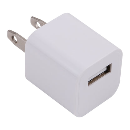 A2165 5V 1A Single USB Interface Mini Travel Charger, US Plug(White) - USB Charger by PMC Jewellery | Online Shopping South Africa | PMC Jewellery | Buy Now Pay Later Mobicred