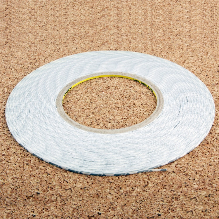 2mm Double Sided Adhesive Sticker Tape for iPhone / Samsung / HTC Mobile Phone Touch Panel Repair, Length: 50m(White) - free shipping - PMC TechLife - Order now!