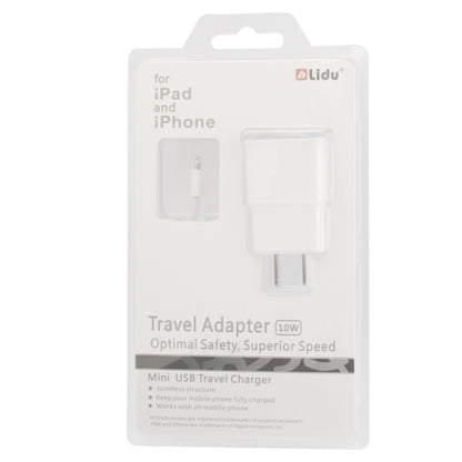 Charger Sync Cable + US Plug Travel Charger for iPad, iPhone, Galaxy, Huawei, Xiaomi, LG, HTC and Other Smart Phones, Rechargeable Devices(White) - USB Charger by PMC Jewellery | Online Shopping South Africa | PMC Jewellery | Buy Now Pay Later Mobicred