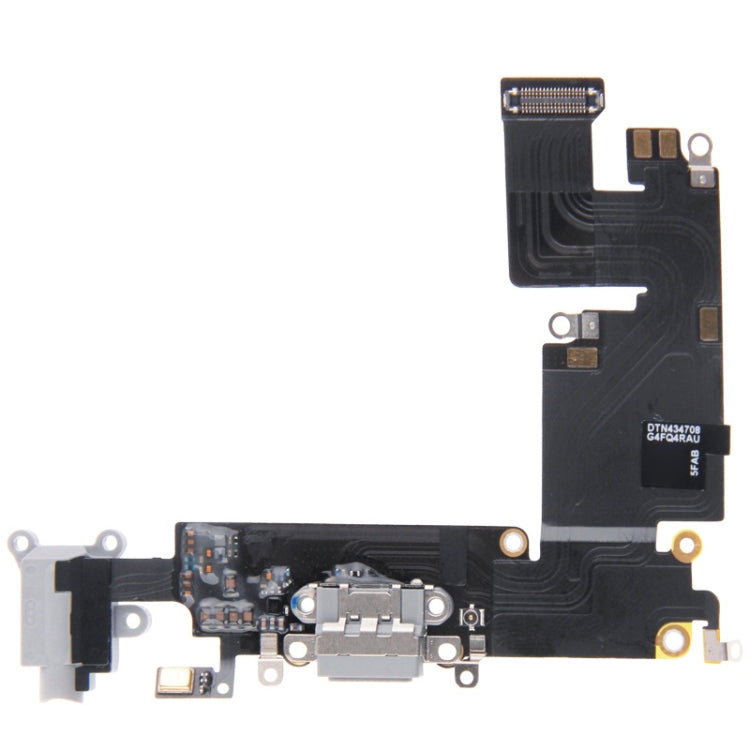 Charging Port Dock Connector Flex Cable  for iPhone 6 Plus(Grey) - iPhone 6/6 Plus Parts by PMC Jewellery | Online Shopping South Africa | PMC Jewellery