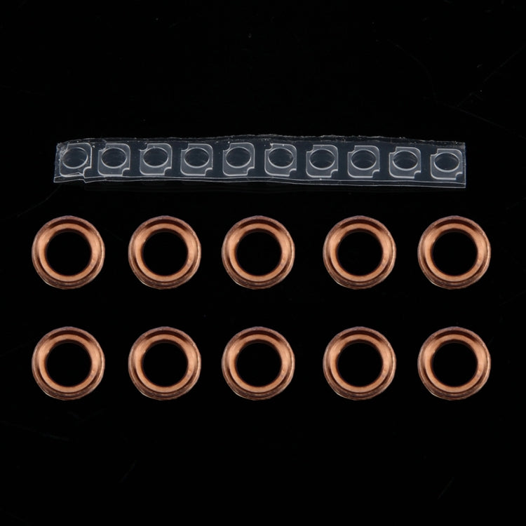 10 Pairs / Set Rear Camera Lens Ring + Flashlight Bracker for iPhone 6 Plus & 6s Plus(Rose Gold) - iPhone 6/6 Plus Parts by PMc TechLife | Online Shopping South Africa | PMc TechLife | Buy Now Pay Later Mobicred