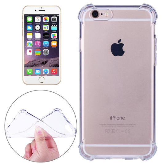 Shock-resistant Cushion TPU Protective Case for iPhone 6 & 6s(Transparent) - More iPhone Cases by PMC Jewellery | Online Shopping South Africa | PMC Jewellery | Buy Now Pay Later Mobicred